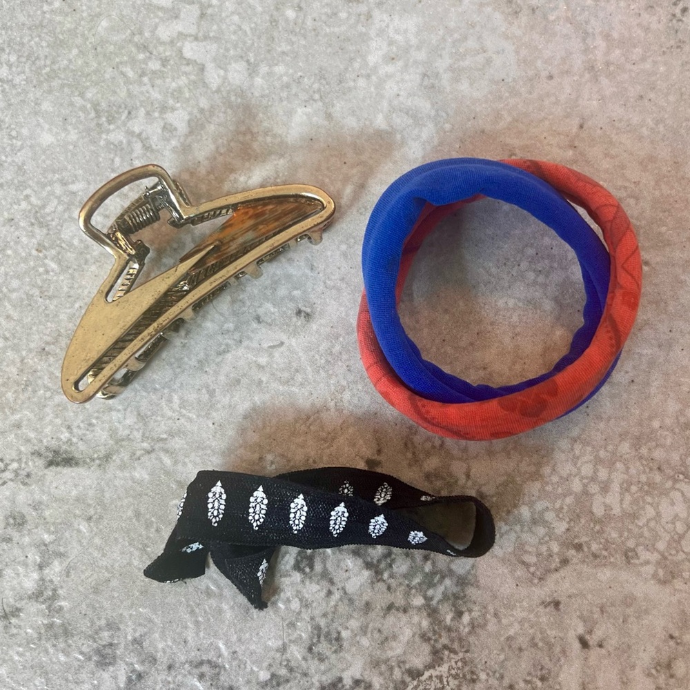 Free People Hair Tie and Claw / Clip Set, Accessories